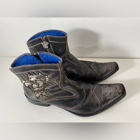 Rock Lines Mark Nason Traxx Dragon Boots Leather Mens Size 10 - Picture 3 of 15